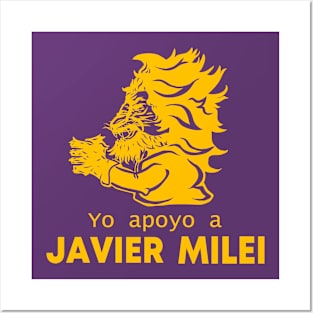 "Yo apoyo a Javier Milei" LOGO Posters and Art